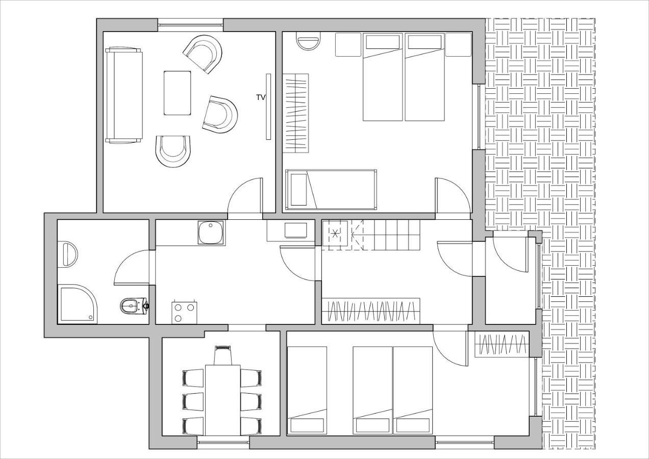 Apartman U Kacaku Vrchlabi Bagian luar foto